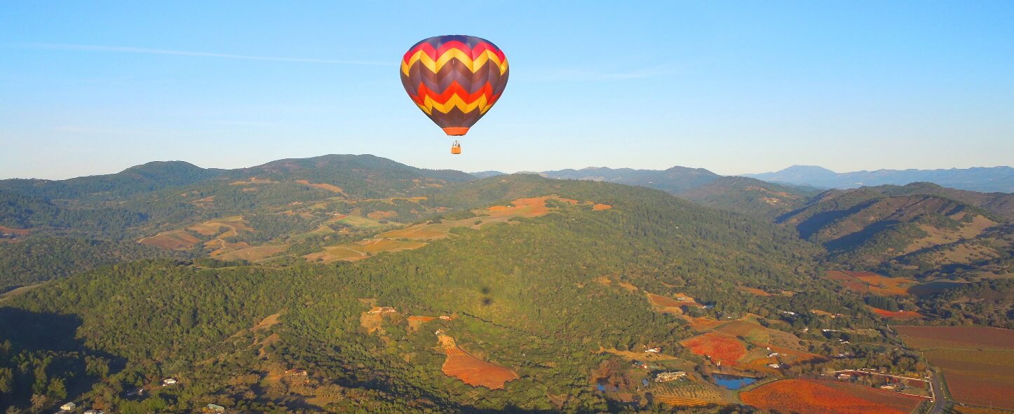 Best Hot Air Balloon Rides Flying over San Francisco and Napa Valley